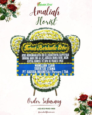 Papan Bunga Duka di Cengkeh Turi