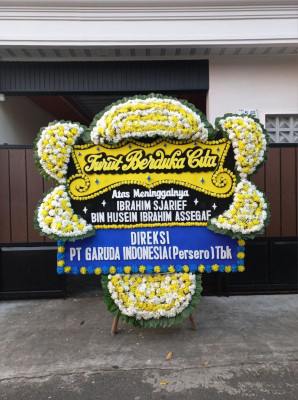 Papan Bunga Duka di Cengkeh Turi